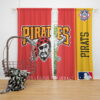 Pittsburgh Pirates MLB Baseball National League Window Curtain