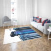 Power Rangers the Blue Ranger Bedroom Living Room Floor Carpet Rug 3