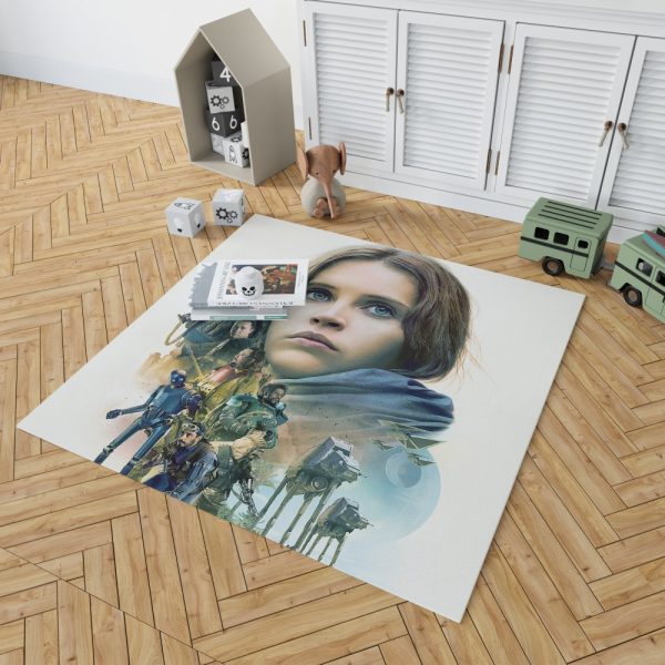 Rogue One A Star Wars Story Movie Bedroom Living Room Floor Carpet Rug 2