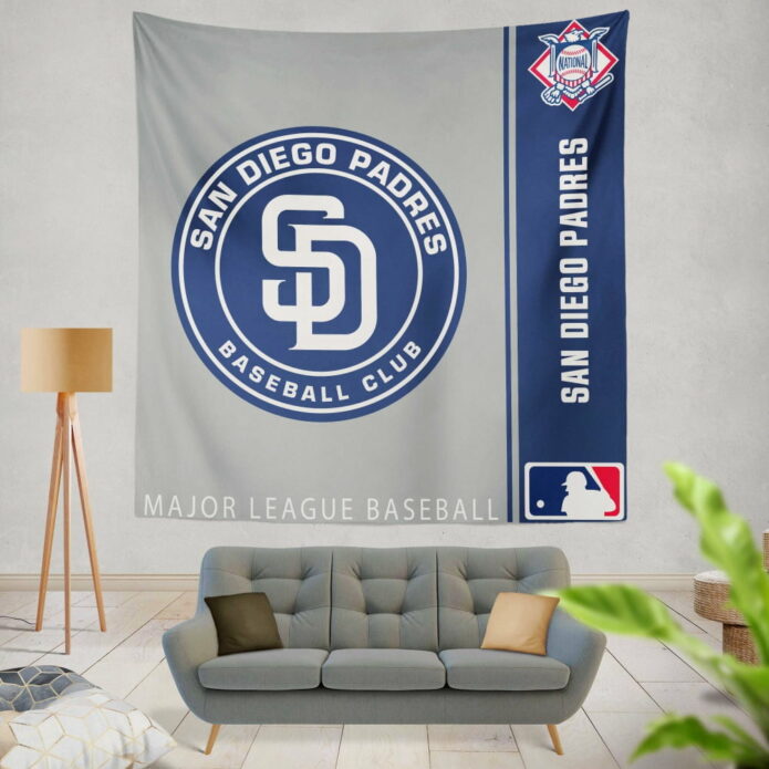 San Diego Padres MLB Baseball National League Wall Hanging Tapestry
