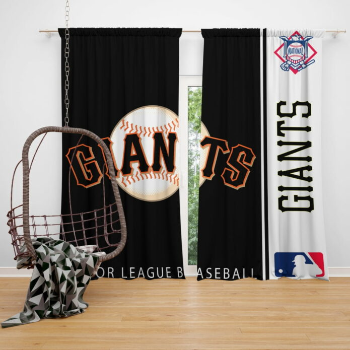 San Francisco Giants MLB Baseball National League Window Curtain