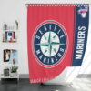 Seattle Mariners MLB Baseball American League Bath Shower Curtain