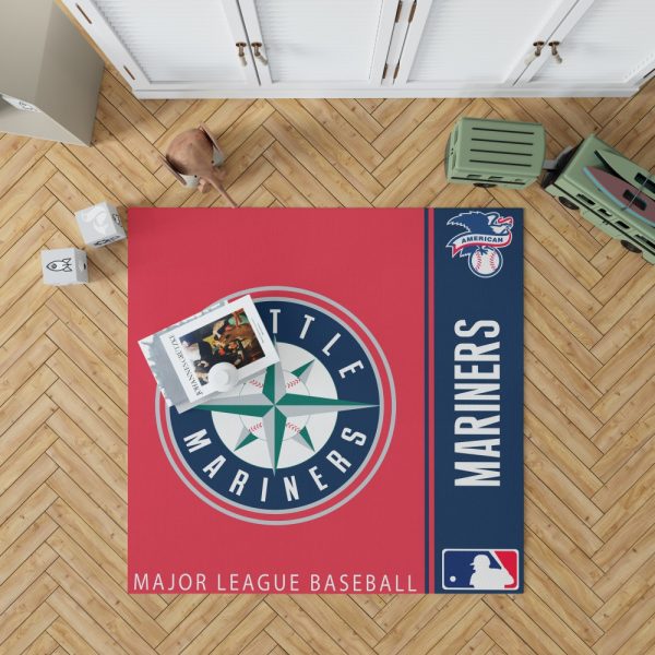 Seattle Mariners MLB Baseball American League Floor Carpet Rug Mat 1
