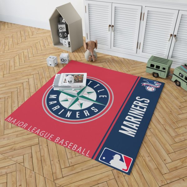 Seattle Mariners MLB Baseball American League Floor Carpet Rug Mat 2