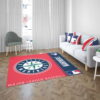 Seattle Mariners MLB Baseball American League Floor Carpet Rug Mat 3