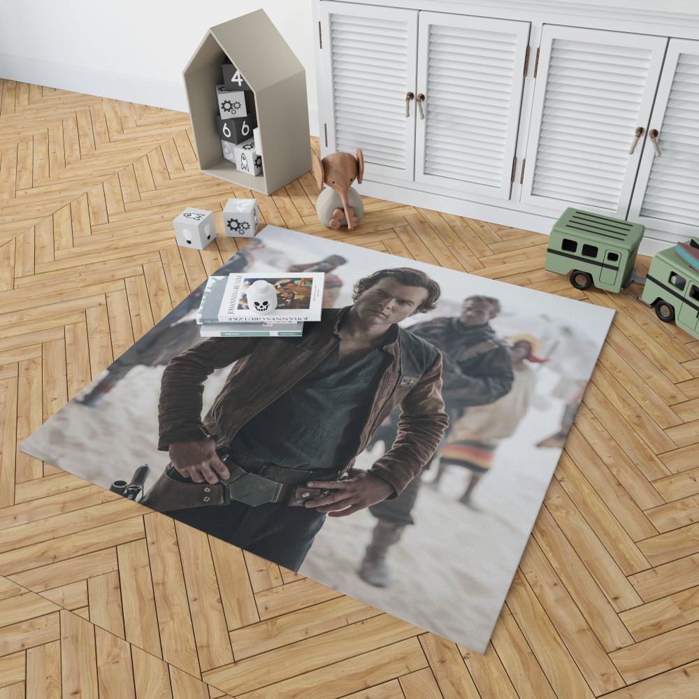 Solo A Star Wars Story Movie Alden Ehrenreich Han Solo Bedroom Living Room Floor Carpet Rug Ebeddingsets