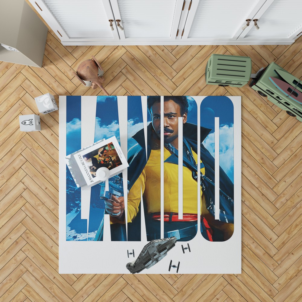 Solo A Star Wars Story Movie Donald Glover Lando Calrissian Star Wars Bedroom Living Room Floor Carpet Rug
