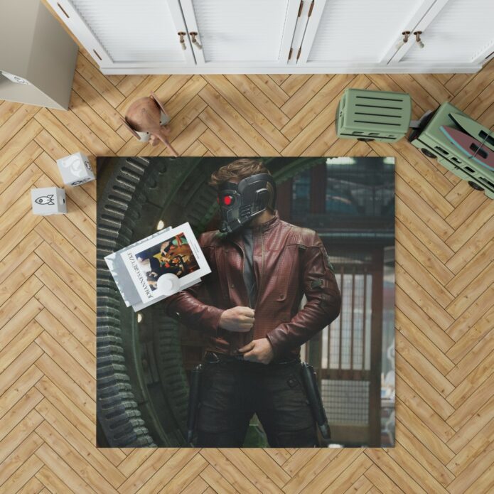 Star Lord Peter Quill Guardians of the Galaxy Movie Chris Pratt Bedroom Living Room Floor Carpet Rug 1