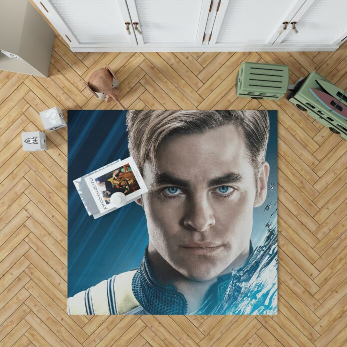 Star Trek Beyond Movie Chris Pine James T Kirk Bedroom Living Room Floor Carpet Rug 1