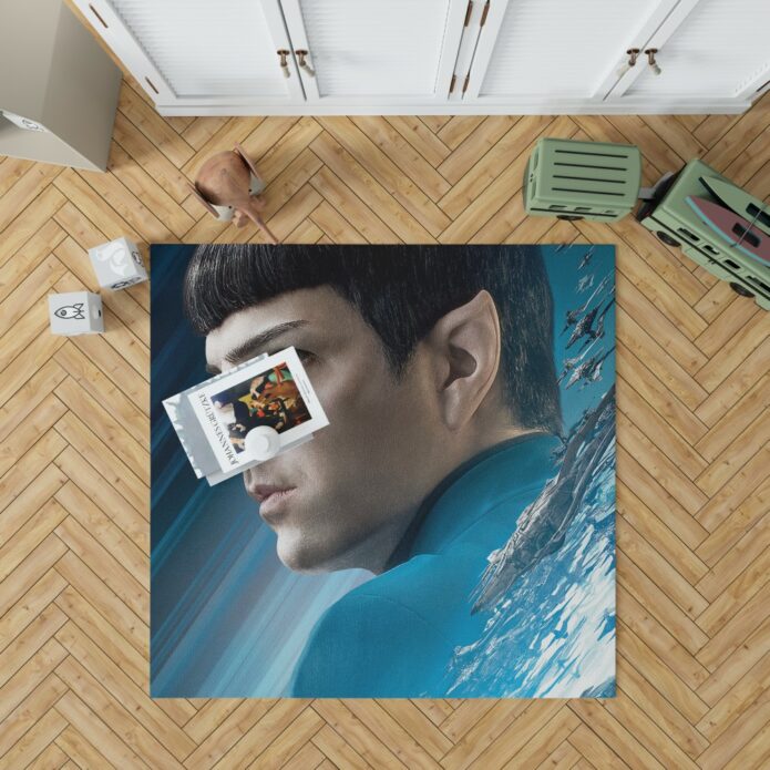 Star Trek Beyond Movie Spock Zachary Quinto Bedroom Living Room Floor Carpet Rug 1