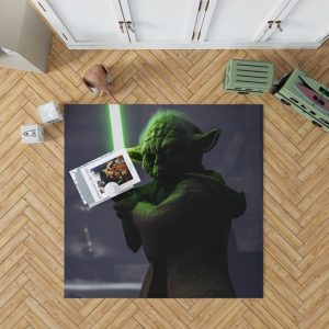 Star Wars Battlefront II 2017 Movie Yoda Bedroom Living Room Floor Carpet Rug 1