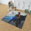 Star Wars Movie Artistic Daisy Ridley Jedi Lightsaber Rey Bedroom Living Room Floor Carpet Rug 2