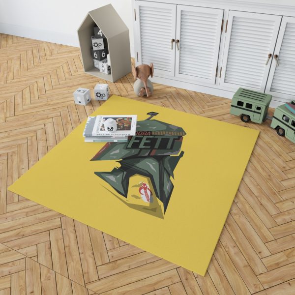 Star Wars Movie Boba Fett Bedroom Living Room Floor Carpet Rug 2