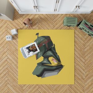 Star Wars Movie Character Boba Fett Bedroom Living Room Floor Carpet Rug 1