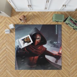 Star Wars Movie Kylo Ren Lightsaber Stormtrooper Bedroom Living Room Floor Carpet Rug 1