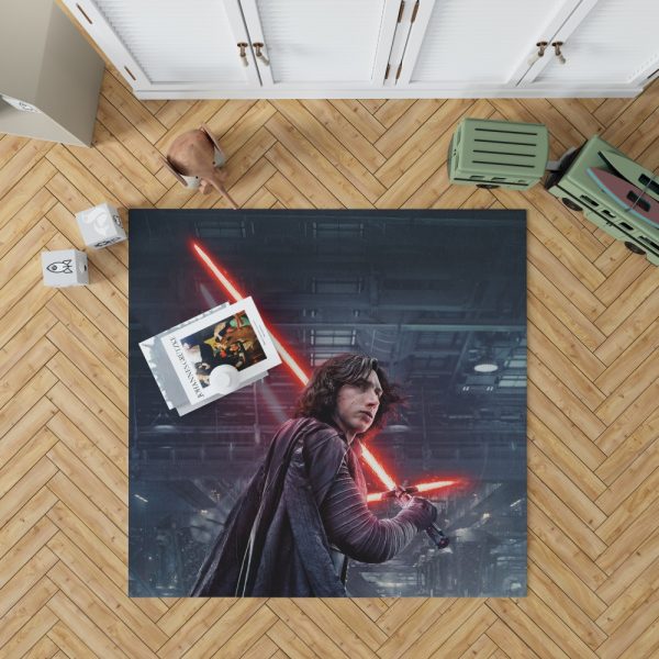 Star Wars The Last Jedi Movie Adam Driver Kylo Ren Bedroom Living Room Floor Carpet Rug 1