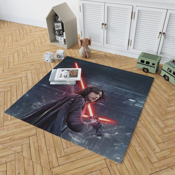 Star Wars The Last Jedi Movie Adam Driver Kylo Ren Bedroom Living Room Floor Carpet Rug 2