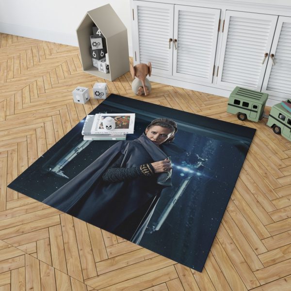 Star Wars The Last Jedi Movie Carrie Fisher Leia Organa Bedroom Living Room Floor Carpet Rug 2