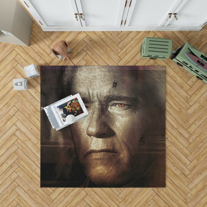 Terminator Genisys Movie Terminator Arnold Schwarzenegger Bedroom Living Room Floor Carpet Rug 1