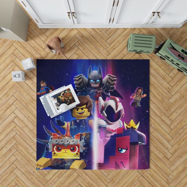 The Lego Movie 2 The Second Part Movie Aquaman Batman Superman Bedroom Living Room Floor Carpet Rug 1