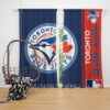 Toronto Blue Jays MLB Baseball American League Window Curtain