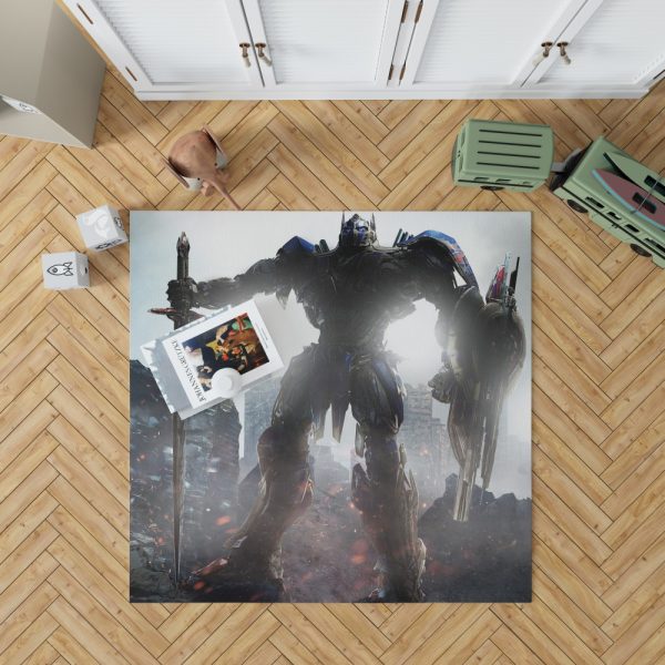 Transformers The Last Knight Movie Optimus Prime Robot Shield Sword Bedroom Living Room Floor Carpet Rug 1