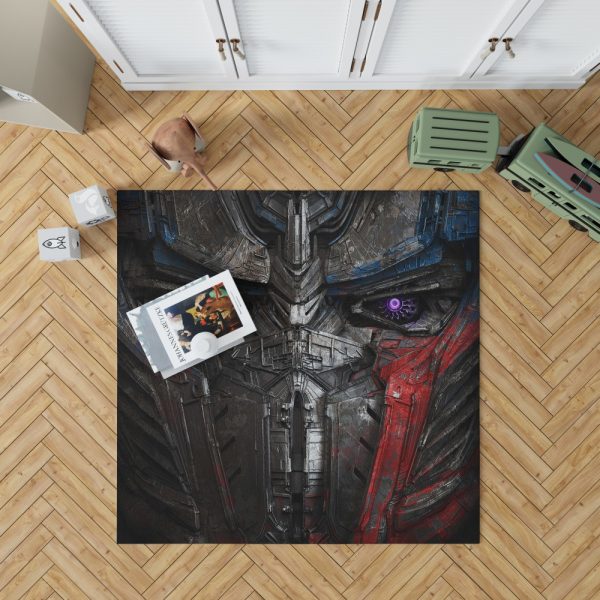 Transformers The Last Knight Movie Optimus Prime Transformers 5 Bedroom Living Room Floor Carpet Rug 1