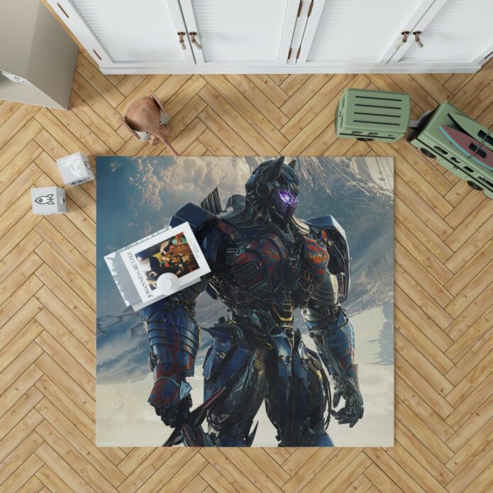 Transformers The Last Knight Sci-fi Thriller Movie Optimus Prime Bedroom Living Room Floor Carpet Rug 1