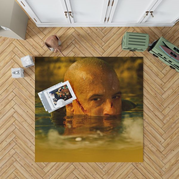 Vin Diesel in Riddick Movie Bedroom Living Room Floor Carpet Rug 1