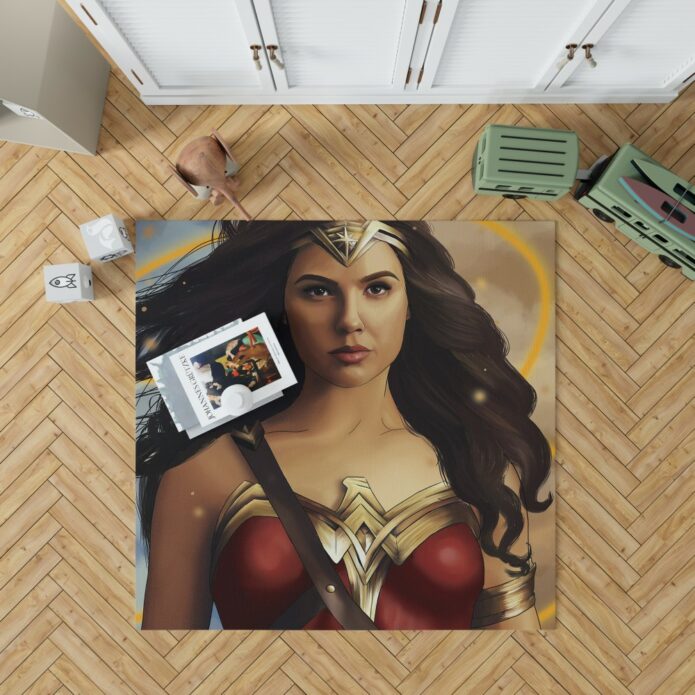 Wonder Woman Movie DC Comics Gal Gadot Woman Warrior Bedroom Living Room Floor Carpet Rug 1