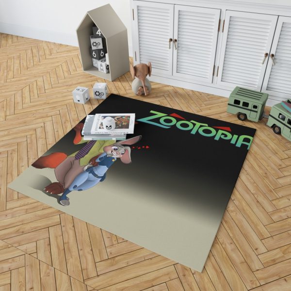 Zootopia Movie Judy Hopps Nick Wilde Bedroom Living Room Floor Carpet Rug 2
