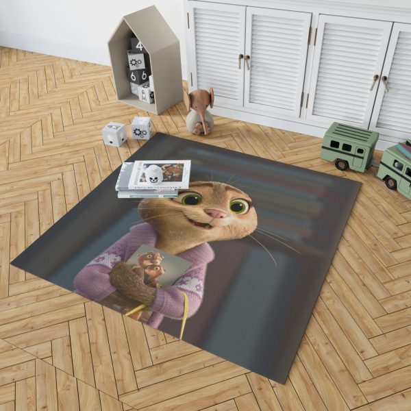 Zootopia Movie Mrs Otterton Bedroom Living Room Floor Carpet Rug 2