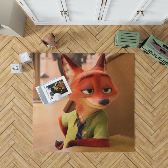 Zootopia Movie Nick Wilde Bedroom Living Room Floor Carpet Rug 1