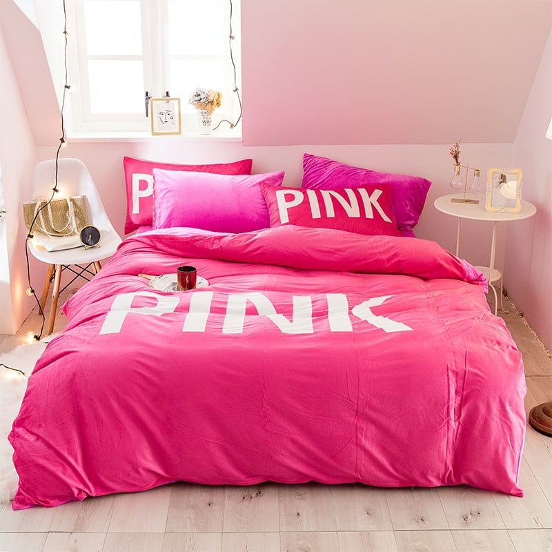 pink bedding sets king