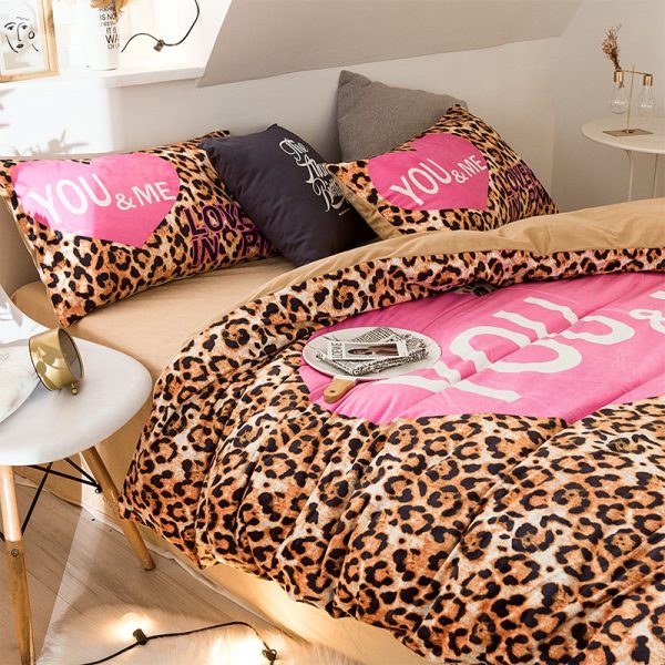 Girls Bedding Set Pink Victorias Secret Queen Size 4