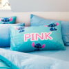 Pink Comforter Set Victorias Secret Queen 3