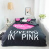 Pink Sets Victoria Secrets Queen Bedding Set 12