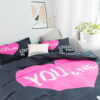 Pink Sets Victoria Secrets Queen Bedding Set 2