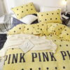 Pink Victoria Secret Queen Double Colonial White Velvet Bedding Set 10