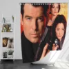 007 Tomorrow Never Dies James Bond Movie Bath Shower Curtain
