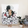 101 Dalmatians Movie Cruella De Vil Fleece Blanket