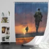 1917 Movie George MacKay Bath Shower Curtain