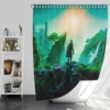 2067 Sci-fi Thriller Movie Bath Shower Curtain