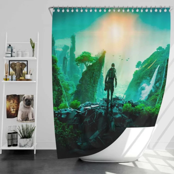 2067 Sci-fi Thriller Movie Bath Shower Curtain