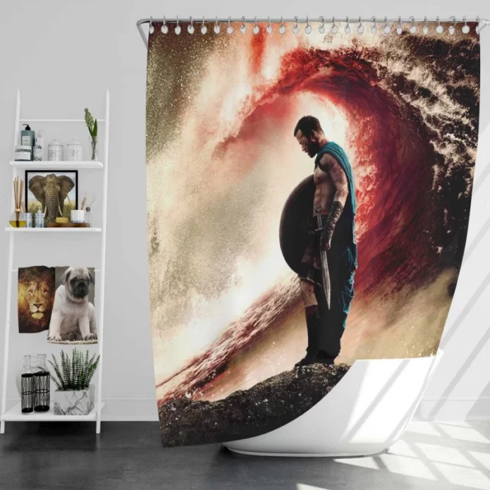 300 Rise of an Empire Movie Bath Shower Curtain