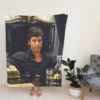 Al Pacino as Scarface Movie Fleece Blanket