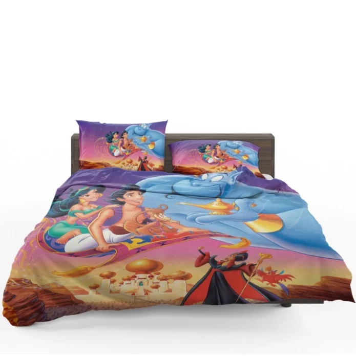 Aladdin Movie Disney Genie Princess Jasmine Bedding Set