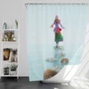 Alice Through the Looking Glass Movie Mia Wasikowska Bath Shower Curtain