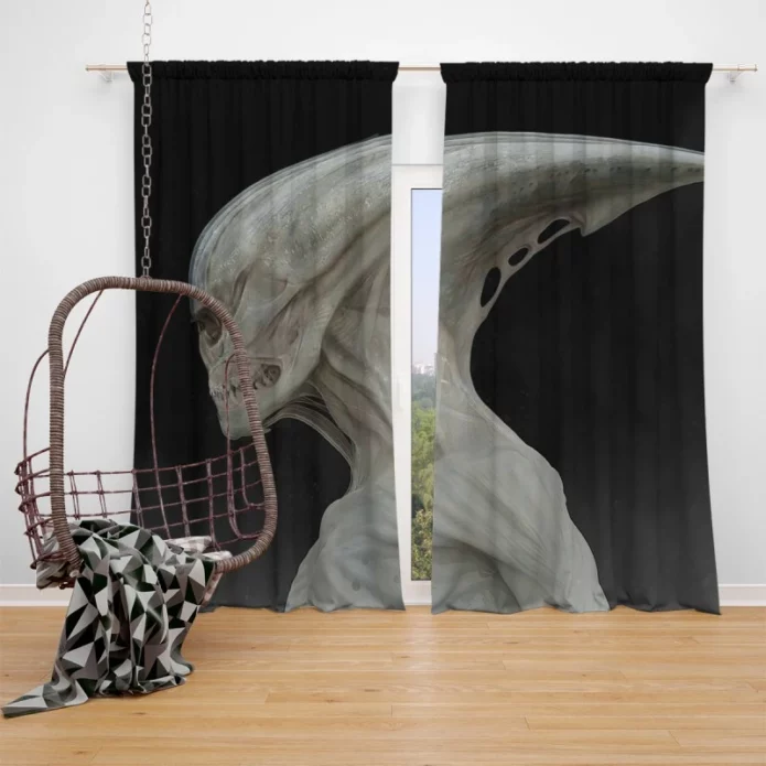 Alien Covenant Sci Fi Movie Window Curtain