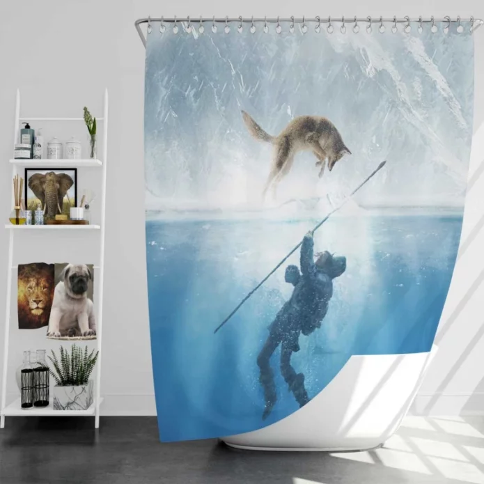 Alpha History Movie Bath Shower Curtain